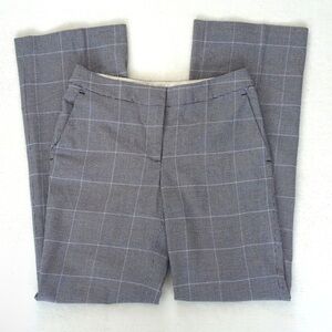 Michael Kors Herringbone Grey Plaid & Lavender Plaid Rayon Blend Dress Pants 2